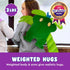 Kozi 3+ Bumpas Weighted Plush Toy - Calming Huggable Stuffed Animal, Machine Washable - Ages