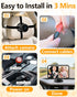 Gwozn 1080P: 3 Setup 7-Inch 2 Dual Baby Car Camera HD Mins Easy Recording Monitor Backseat Camera for Kids with Clear