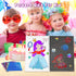 Art & Craft Activity, Foil Fun Princess DIY Kits, No Mess Creative Drawing Game for Kids Ages 4-9, Birthday Gifts