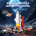 BIZNESMEN 704 Set, 4-in-1 6-12, PCS Space Shuttle Exploration Rocket Launch Center Block STEM Aerospace Rocket Building