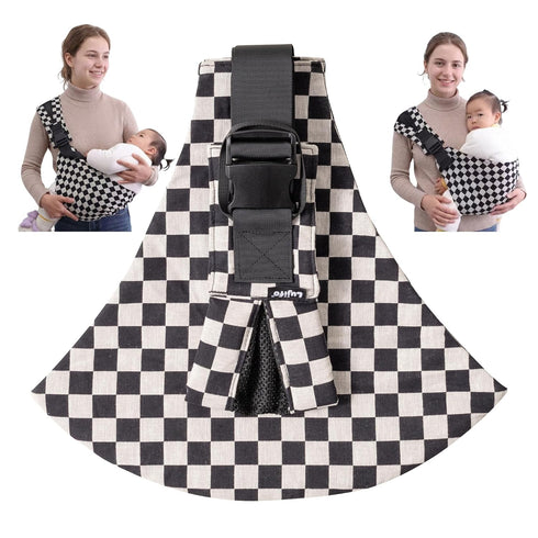 Lujifo Baby Sling Carrier, Lightweight Portable Baby Carrier for Toddlers, Toddler Sling Carrier