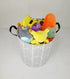Round Laundry Hamper Storage Basket Organizer for Clothes and Toys with Handles, Gift Basket for Kids