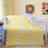MEJU 100% 43" 59" 13" X19" Set Star Yellow Cotton Duvet Cover X + Pillowcase Bedding with Zipper Closure for Baby