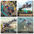 8-12, 2.4 360 8-16, MSKOLER Foam Remote Control Airplane for Kids GHz RC Plane with Colorful Lights, Flips & Stunt