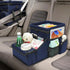 2-in-1 11 Backseat Organizer for Kids & Adults Car Seat Cooler Warmer with Writing Tray, Cup Holders & Storage