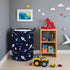 HIYAGON Kids Laundry Basket Baby Hamper for Nursery Boys Kids Hamper Cute Kids Toys Storage Bin Organizer Butterfly