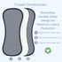 5 Pack Figure-8 22x11 Tom Tom's Kids + Baby Organic Baby Burp Cloths - GOTS Certified Organic Cotton, Contoured Design