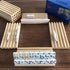 Set 8 Rummy Yuanhe Domino Holder Trays Rack - of Wooden Tiles Stand Holders for Mexican Train Chickenfoot