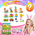 2026 Set -12-in-1 6+, New Easter Gifts Building for Kids Happy Farm Village Building Toy with Prefilled Eggs, Easter