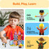 PicassoTiles Profession Character Action Figures, Toddler Toy Set, Pretend Play Magnet Expansion Pack