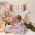 ZAIBIANHAO Fairy High Chair Banner - Mushroom Wildflower Highchair Banner,Yarn Tassel Fairy First Birthday