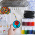 24 Set Winlyn Spring Flower Suncatchers Ornaments Decorations DIY Window Paint Art Kit for Kids Classroom Activities