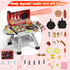 Kids Kitchen Playset, BBQ Grill Playset with Smoke, Sound & Light, Interactive Cooking Game for Toddlers Boys Girls 3-5