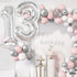KatchOn Big Silver 13 Balloon Numbers - 40 Inch for 13th Birthday Decorations for Girls and Boys