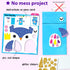 KRAFUN My First Unicorn Bunny Paper Craft Kit for Toddlers and Girls Age 3-8, 18 Cute DIY Arts and Crafts Projects