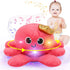 JoyyiKinddy Musical Octopus Baby Toy - Crawling & Rotating Octopus Toy with Recording,