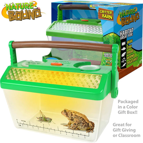 Nature Bound Bug Catcher Kit for Kids | Critter Barn Habitat | Indoor/Outdoor Insect Collecting with Light | STEM Toy