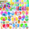 Jookamar 165PCS Prefilled Easter Eggs with Toys Inside, Easter Eggs Fillers Basket Stuffers