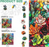 500 16.5'' 16.5'' Mocfesk Wooden Puzzles for Adults, Stained Glass Succulent Puzzles Pieces, Unique Shaped Jigsaw