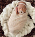 Lee Lee + Me 2-Pack 100% 0-18 Lee Lee and Me Newborn Pacifier - Powder & Blush - Medical Grade Silicone Paci