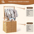 Closet, GiftAmaz Baby Shower Crate Large Hand-Woven Rattan Storage Crates with Handle, Baby Shower Gifts, Baby Welcome
