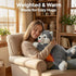 5 lbs Kids(23 Inch) Mewaii Weighted Stuffed Animals with Microwavable Heating Pad - Adjustable, Heatable & Coolable Dog