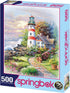 Springbok Puzzles - Signal Point - 500 Piece Jigsaw Puzzle - Large 18 x 23.5 Inches - Made in USA
