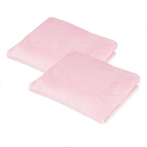 American Baby Company 2 Pack Heavenly Soft Chenille Fitted Crib Sheet, 28" x 52", Pink, for Crib and Toddler