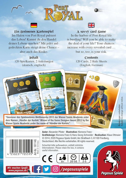 Pegasus Spiele Port Royal (Haendler der Karibik) Board Game