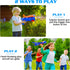 3 Pack Airplane Launcher Toys, 2 Flight Modes LED Foam Glider, Outdoor Flying Toy for Kids, Birthday Gifts for 6+