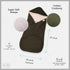 Cozy Winter Baby Girl Car Seat Cover Blanket - Essential Accessory for Rides