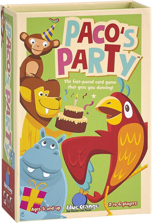 Blue Orange Paco’s Party, Fun Kids Card Game for 2 to 6 Players, Recommended for Ages 5 & Up