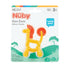 Nuby Silicone Geo Zoos Teether, Giraffe Teething Toy for Babies 3+ Months, Soothes Sore Gums