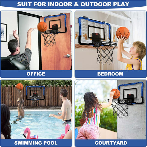 QDRAGON Mini Basketball Hoop for Indoor Play