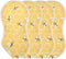 YYZZH Cute Bee On Honey Yellow Honeycomb Muslin Burp Cloths for Baby 4