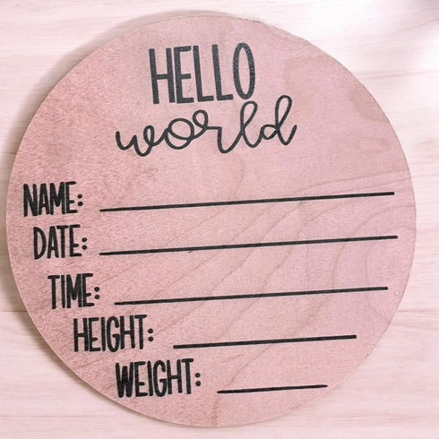 Silva lining designing Baby Shower Sign, Newborn Girl Nursery Decor, Wood round, Girls decorative, Home Decor for Baby