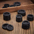 Boao 20 Pieces Piggy Bank Stopper Replacement, Rubber Saving Box Plugs, 7 Sizes, Black