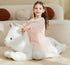 IKASA Giant White Cat Stuffed Animal Plush Toy - 30" Jumbo Cute Fluffy Oversized Plushie Gifts for Kids