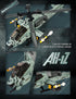 AH-1Z Set (597 SEMKY Military Series Helicopter Little Birds Air Force Building Block Pieces) -Building and Military