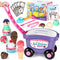 Torlam Ice Cream Cart for Kids Toys, Pretend Play Food Toys Ice