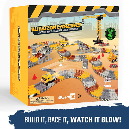 Bulldozer, 3 4 5 6 7 8 JITTERYGIT Construction Race Track Site Toy - Including Sandbox Vehicles, Trucks, Excavator