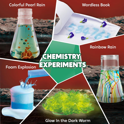 Klever Kits Amazing Science Kits with 85+ Experiments, STEM Activities for Kids Aged 6-8+