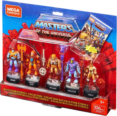 Mega Construx Heroes Battle for Eternia Collection, Micro Action Figure Building Set