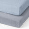Blissful Diary Muslin Mini Crib Sheets, Pack and Play Mattress Sheets Fitted