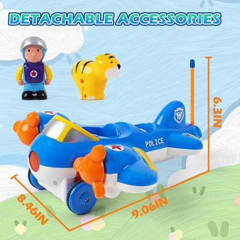 18+ 2 3 4 5 Remote Control Airplane for Kids - Birthday Gifts for Boys Toddlers Ages Months, Year Old, RC Cartoon
