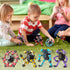 Transformable Fidget Spinners 2 Pcs, Stress Relief Sensory Toys for Kids and Adults, Fingertip Gyros for Boys and Girls.