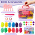 6-12, 1200+ DPAPDI Bracelet Making Kit Toys for Kids, Girls Crafts for Ages Mermaid Weaving Loom Bracelets Kits