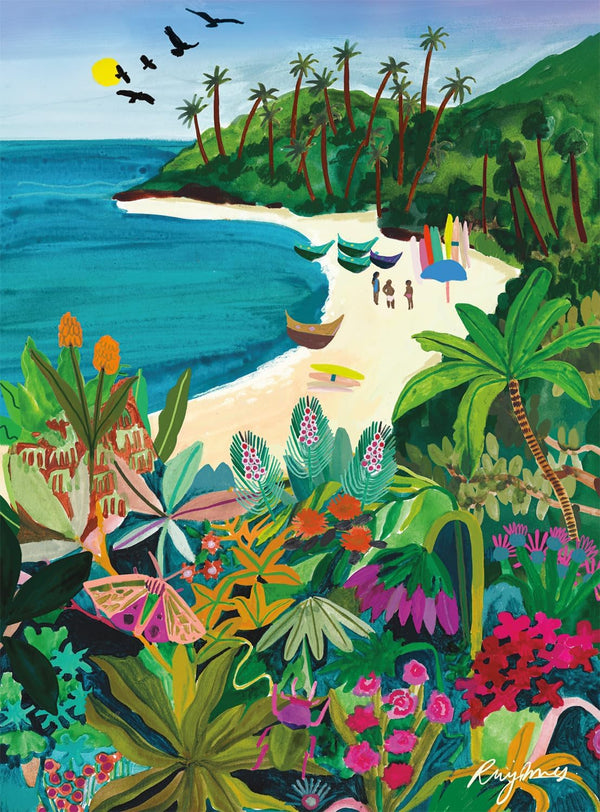 Buffalo Games - Bonjour - Beach Butterfly - 1000 Piece Jigsaw Puzzle