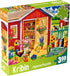 300 Piece Jigsaw Puzzle - Vibrant Farm Garden Cottage for Adults and Kids