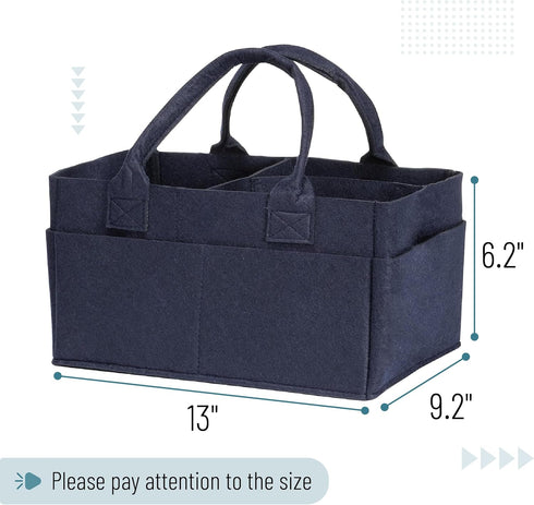 Mr. Pen Baby Diaper Organizer - Medium Navy Blue Nursery Storage Bin
